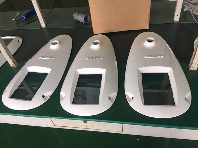 二次合作，客戶滿意的路燈燈罩手板模型